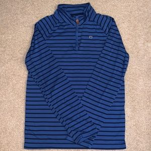 Quarter zip knit pullover